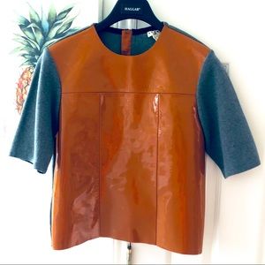 🔥Marni Leather/Cotton Top🔥